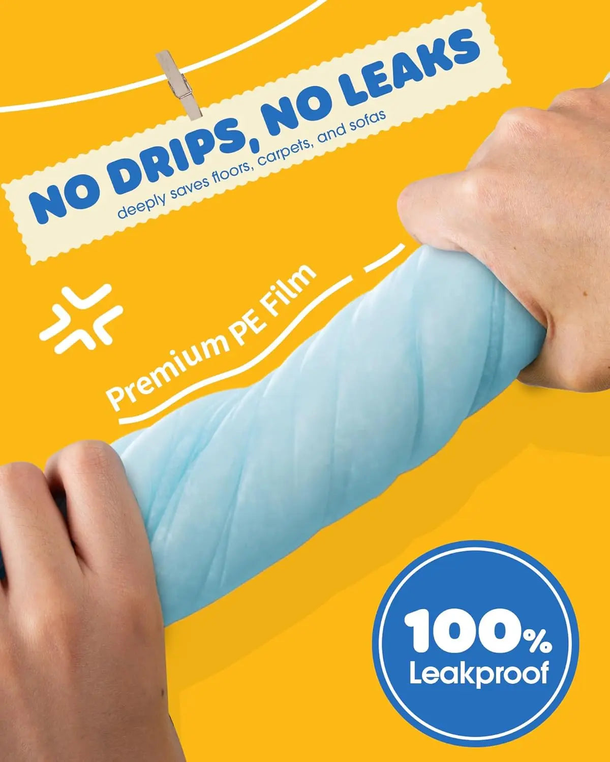 xtra Large Dog Pee Pads | 6-Layer Quick-Drying Dog & Puppy Urine Pads- 30"x36", 28"*34" Car Trunk Leak-proof Absorbent Pads