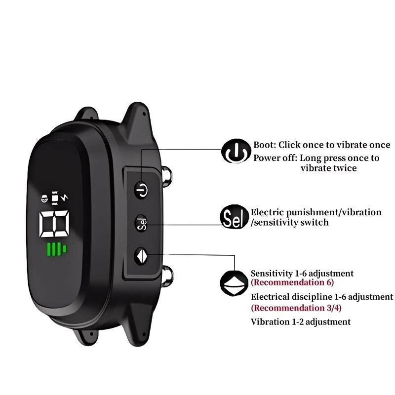 Waterproof Rechargeable Anti Bark Collar For Dogs