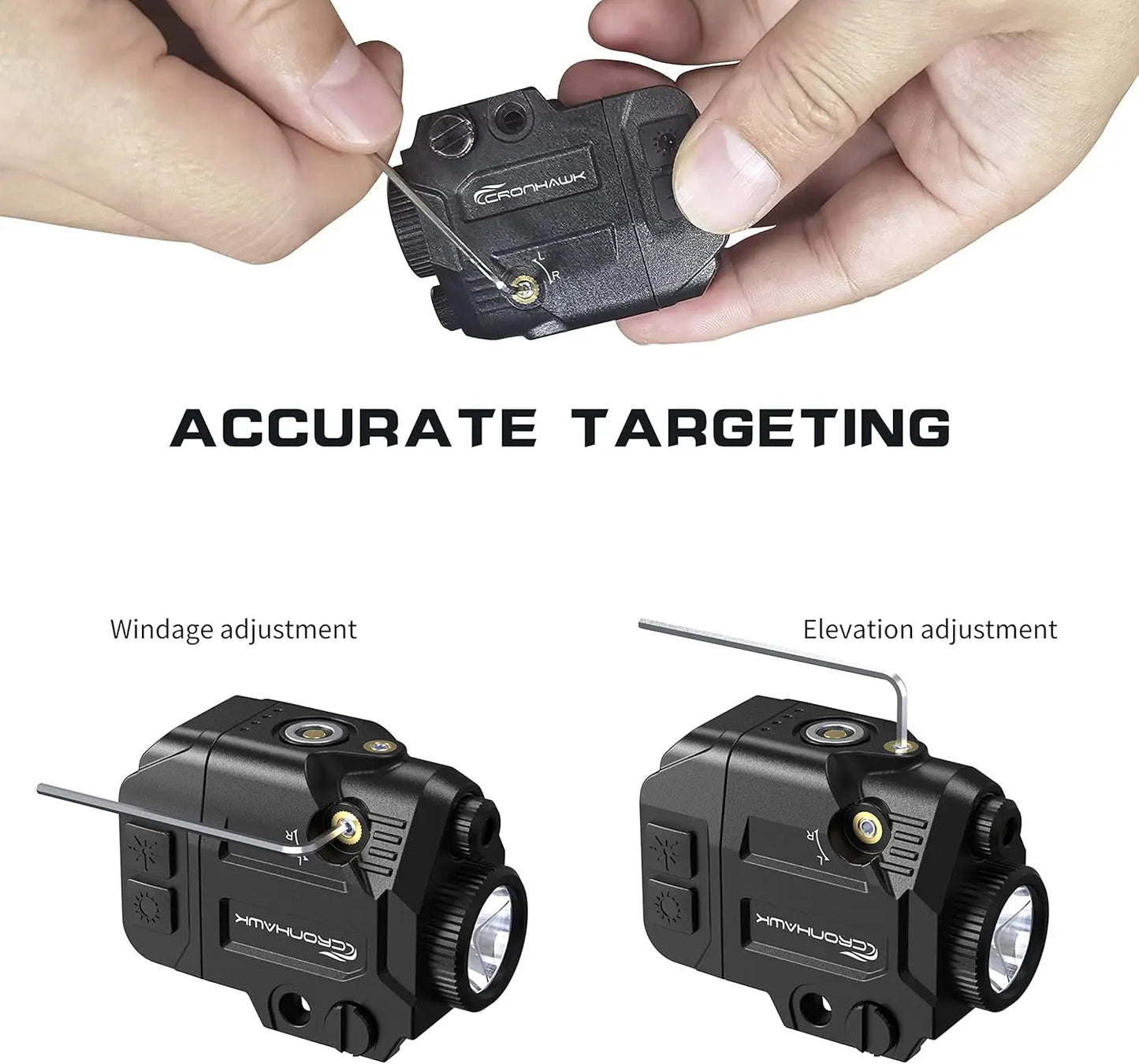 Blue Laser Sight Compatible with Picatinny Rail fit Pistol Glock Full Size Rechargeable Handgun Blue Laser Beam Magnetic Chargin