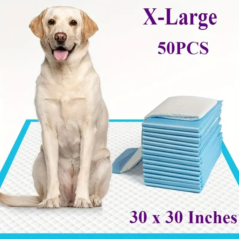 xtra Large Dog Pee Pads | 6-Layer Quick-Drying Dog & Puppy Urine Pads- 30"x36", 28"*34" Car Trunk Leak-proof Absorbent Pads