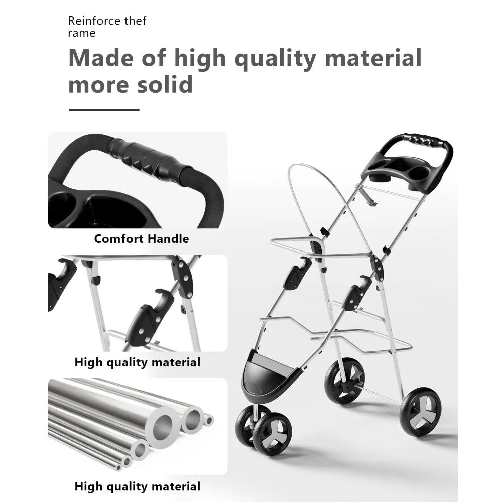 Pet Stroller For Small And Medium Pets Foldable Carrier