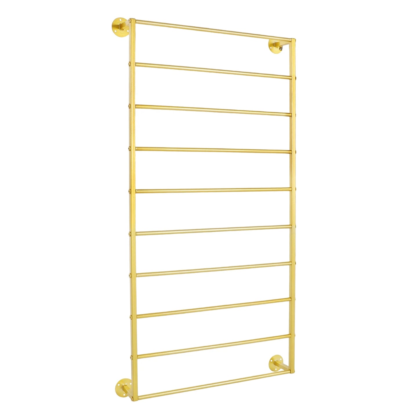 60*120cm Indoor Wall Display Rack Gold Wall Mounted Scarf Rack Rectangle Towels Storage Rack For Stores Bedrooms Bathrooms