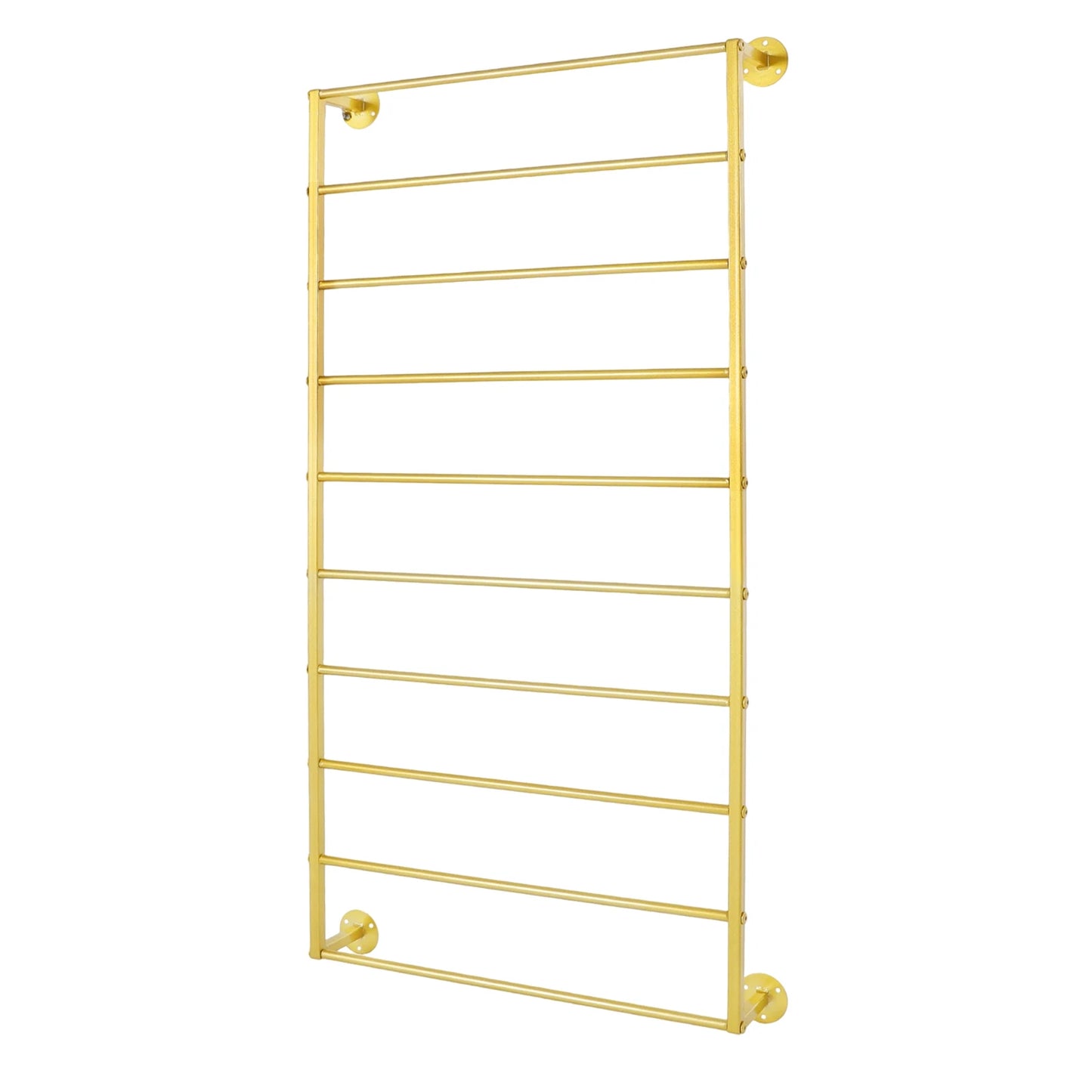 60*120cm Indoor Wall Display Rack Gold Wall Mounted Scarf Rack Rectangle Towels Storage Rack For Stores Bedrooms Bathrooms