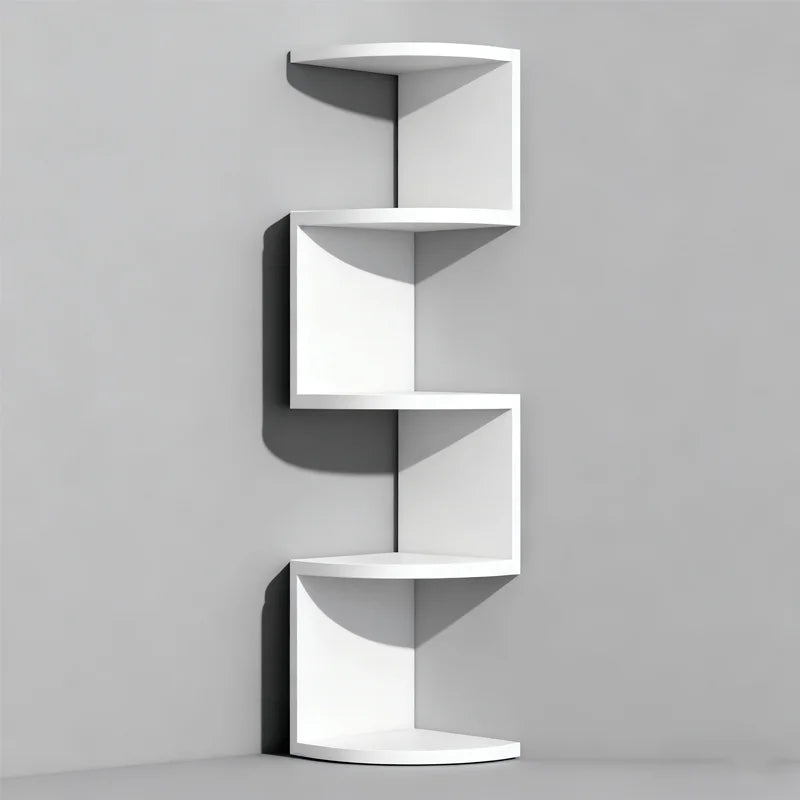 Multi-layer Wall Shelf Modern C Strong Load-bearing Wall-mounted Corner Shelf Decorative Simple Installatio Floating Shelves