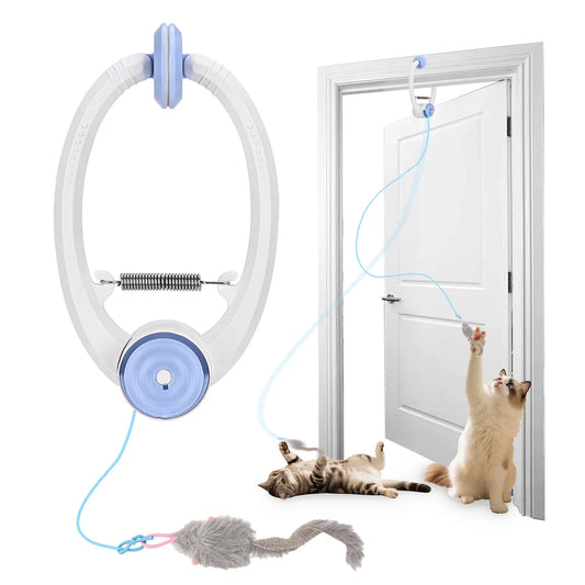 Cityflee Electric Door Hanging Cat Toy Interactive USB Rechargeable