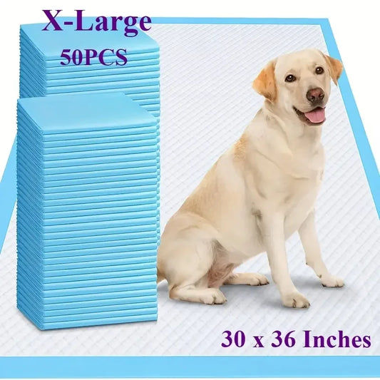 xtra Large Dog Pee Pads | 6-Layer Quick-Drying Dog & Puppy Urine Pads- 30"x36", 28"*34" Car Trunk Leak-proof Absorbent Pads