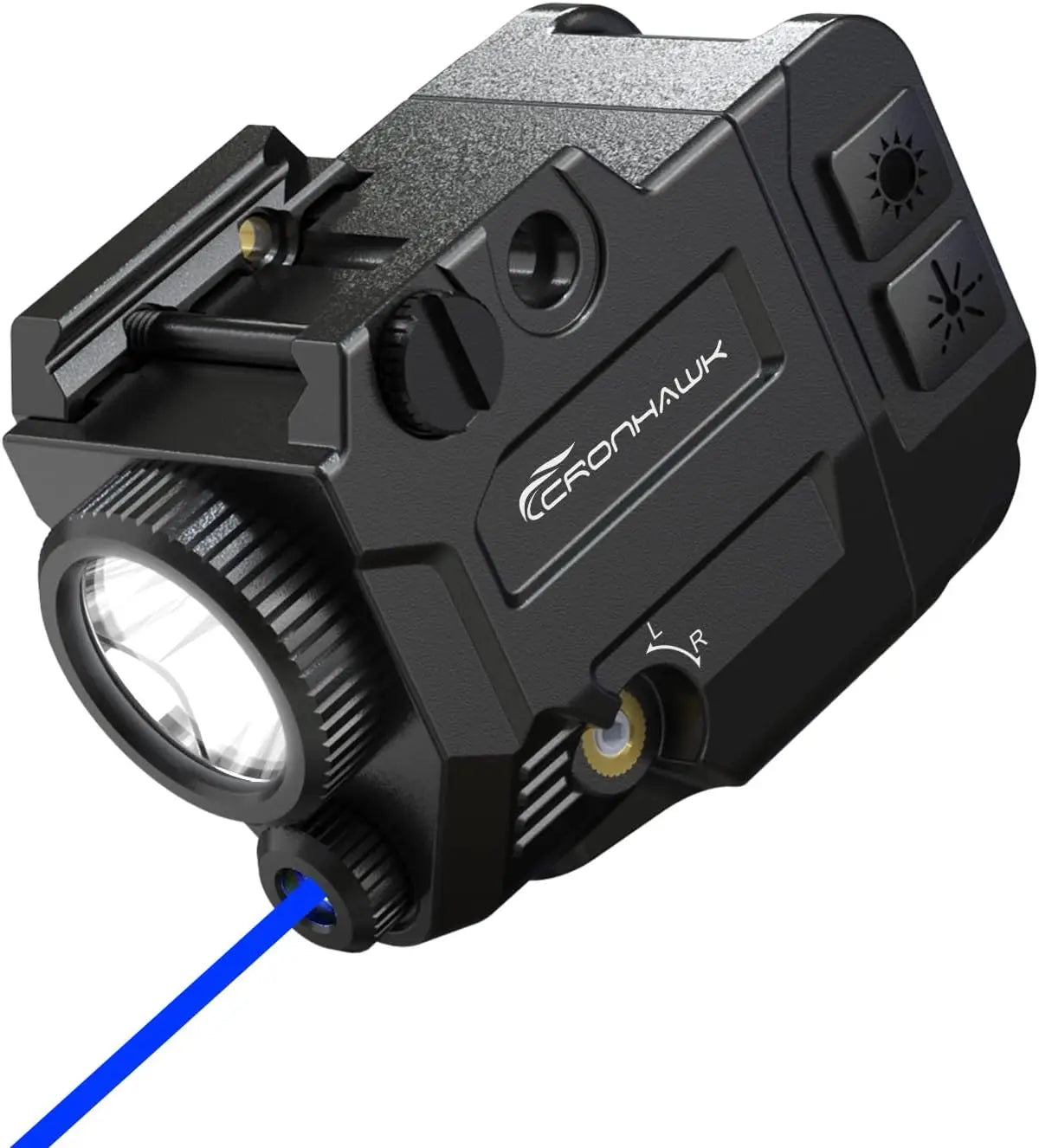 Blue Laser Sight Compatible with Picatinny Rail fit Pistol Glock Full Size Rechargeable Handgun Blue Laser Beam Magnetic Chargin