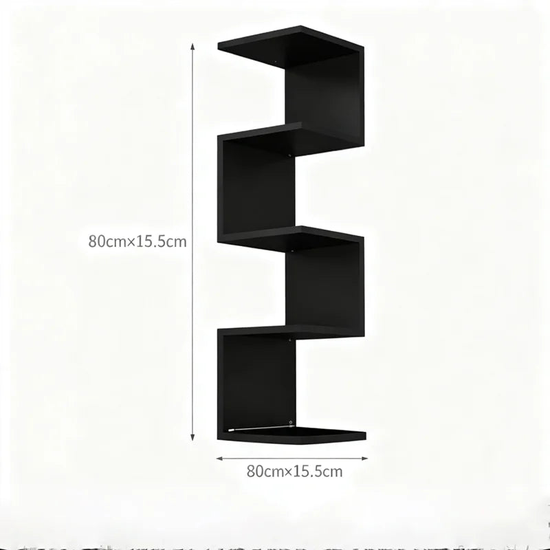 Multi-layer Wall Shelf Modern C Strong Load-bearing Wall-mounted Corner Shelf Decorative Simple Installatio Floating Shelves